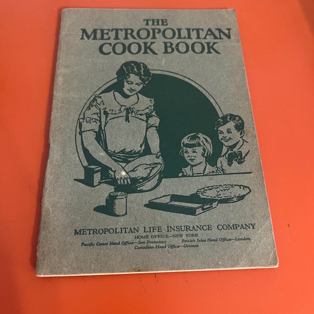 Vintage Metropolitan Cook Book Metropolitan Life Insurance Company Booklet 1920s